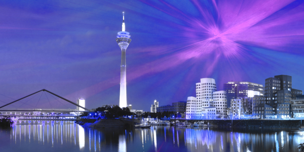 Picture no: 10264237 Düsseldorf Skyline Created by: Galerie-Fotoeffekt