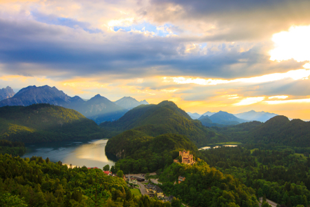 Picture no: 11283654 Sonnenuntergang Hohenschwangau Created by: d-wigger