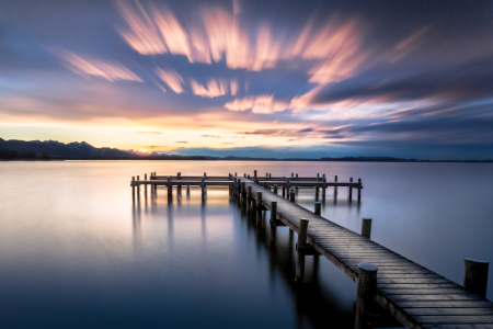 Picture no: 11707502 Sunset at Chiemsee Created by: bas0r