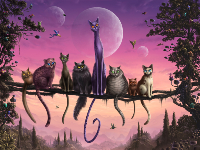 Picture no: 11714816 Cats In Heaven Created by: OceanPlanet