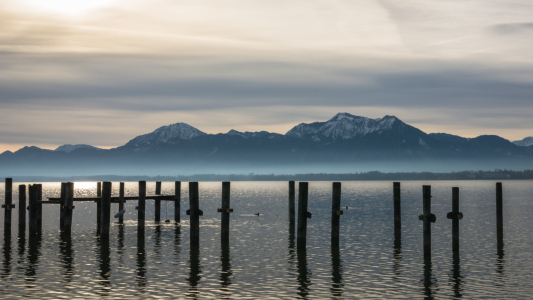 Picture no: 11926093 Chiemsee mit Alpenblick am Morgen Created by: luxpediation