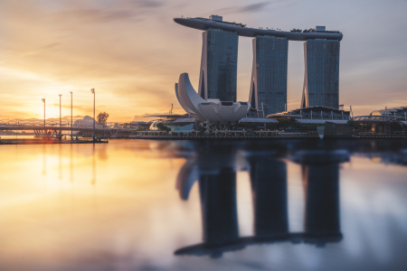 Picture no: 11980946 Singapur Marina Bay Sonnenaufgang Created by: Jean Claude Castor