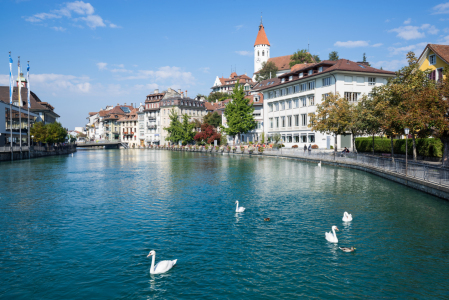Picture no: 12056989 Stadt Thun am Thunersee in der Schweiz Created by: eyetronic