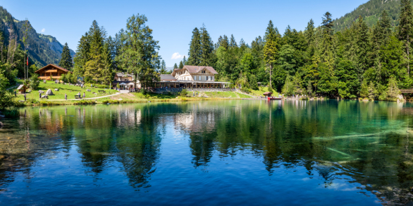 Picture no: 12097103 Blausee Panorama Created by: eyetronic