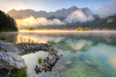 Picture no: 12388728 Herbstmorgen am Eibsee Created by: Michael Valjak