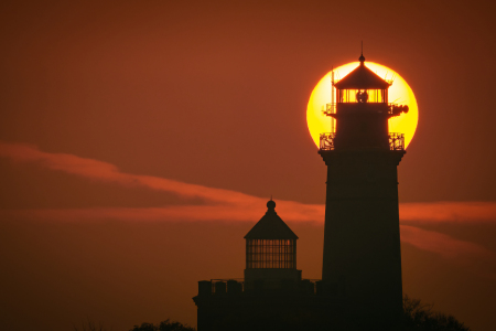 Picture no: 12622857 Leuchttürme am Kap Arkona im Sonnenaufgang Created by: Martin Martin Wasilewski