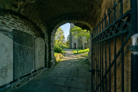 Picture no: 12732733 Blick auf die Dorfkirche Stiebel und Friedhof Created by: volker heide