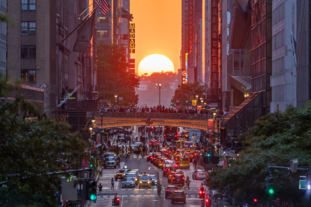 Picture no: 12735594 Manhattanhenge in New York City Created by: eyetronic