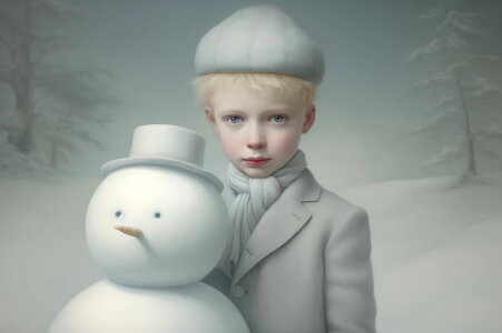 Picture no: 12761857 2 kleine Schneemänner Created by: Heike  Hultsch