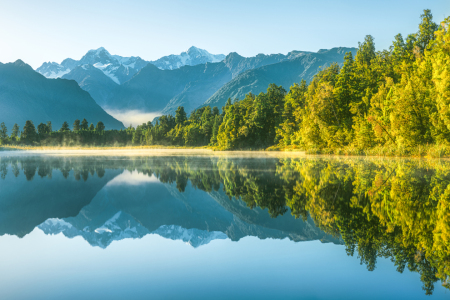 Picture no: 12783472 Neuseeland Lake Matheson am Morgen Created by: Jean Claude Castor