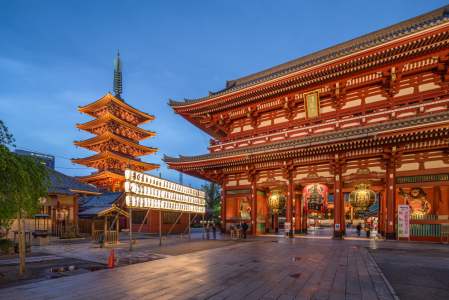 Picture no: 12813022 Senso-ji Tempel am Abend Created by: eyetronic