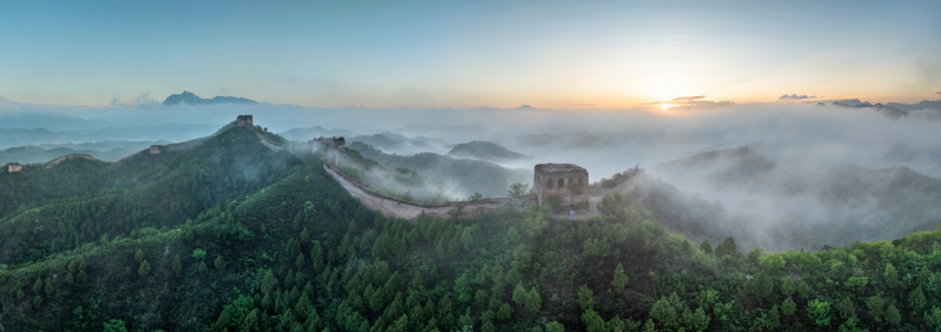Picture no: 12901026 Chinesische Mauer bei Sonnenaufgang Created by: eyetronic