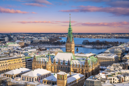 Picture no: 12908785 Rathaus von Hamburg im Winter Created by: Mapics