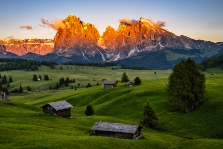 Picture no: 12920959 Alpenglühen Seiser Alm Südtirol Created by: Achim Thomae