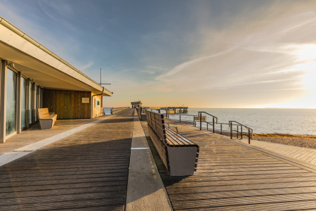 Picture no: 12934343 Seebrücke Haffkrug im Morgenlicht Created by: Ursula Reins