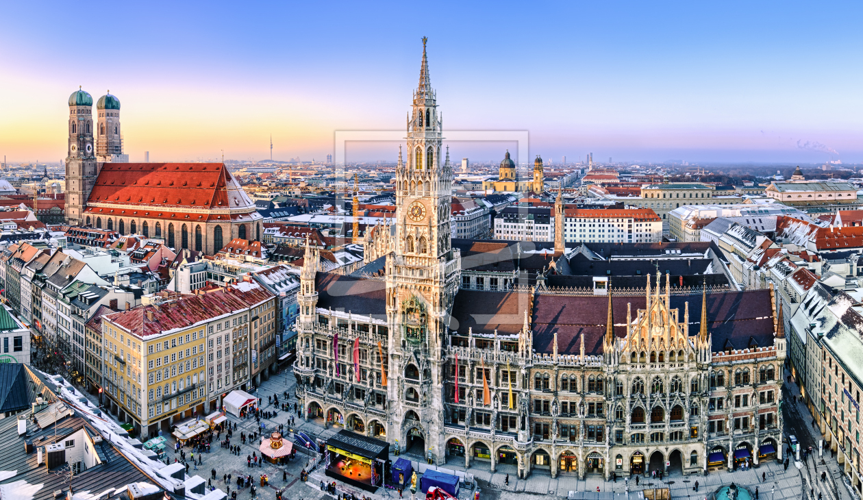 Bild-Nr.: 10845673 Panorama München Innenstadt erstellt von Mapics