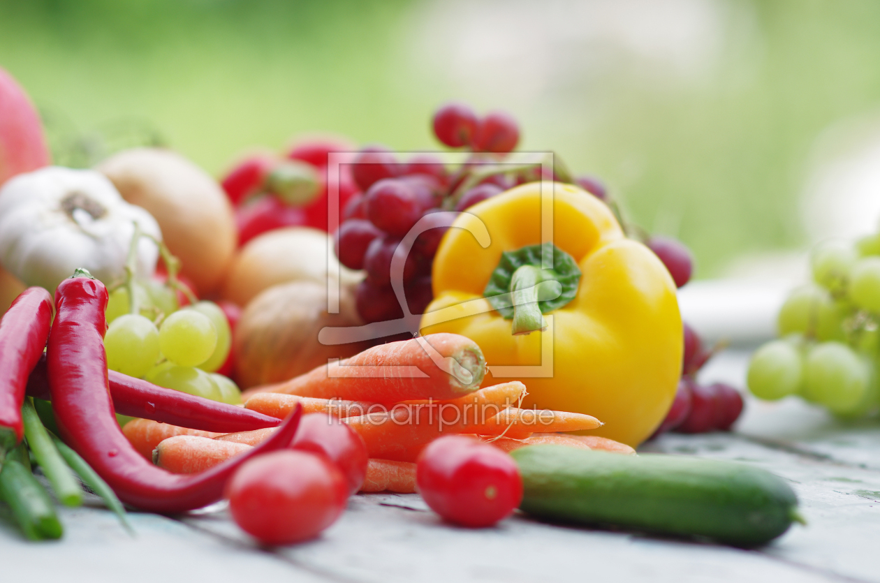 Bild-Nr.: 10971822 Gemüse und Obst frische Vielfalt erstellt von Tanja Riedel