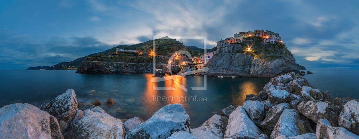 Bild-Nr.: 11604761 Ligurien - Manarola Panorama am Morgen  erstellt von Jean Claude Castor