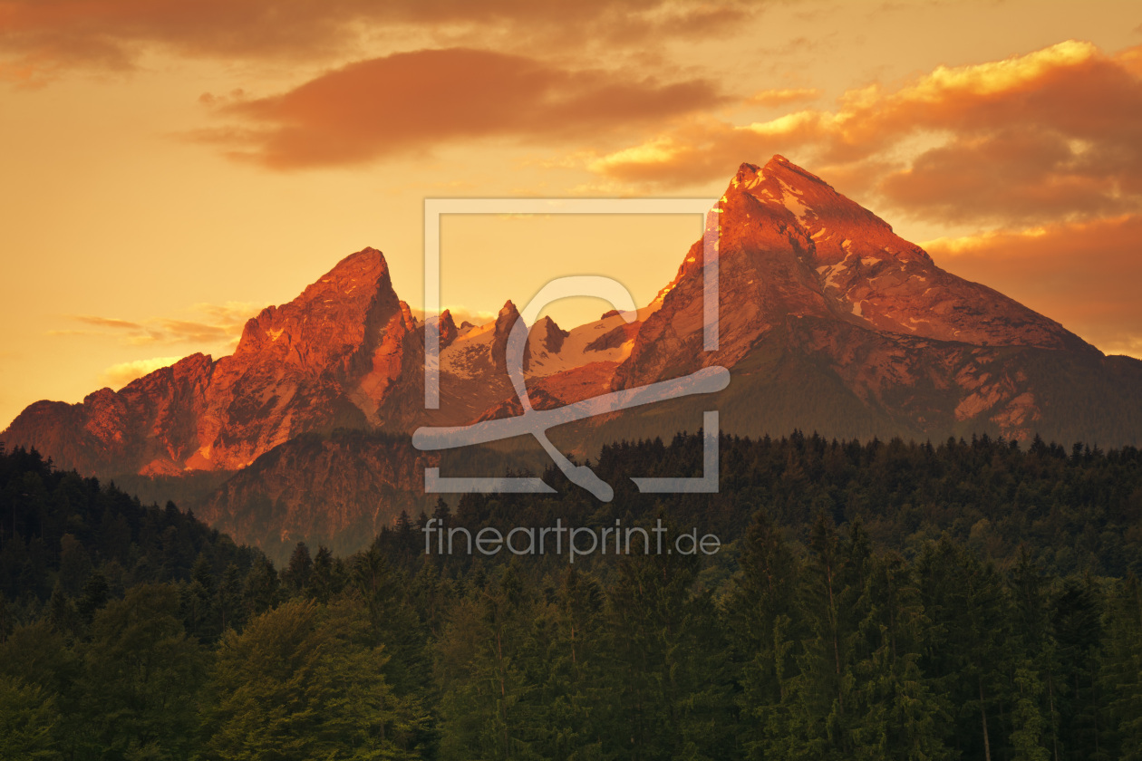 Bild-Nr.: 11790680  Watzmann im Sonnenaufgang erstellt von Huber-creativ-photo