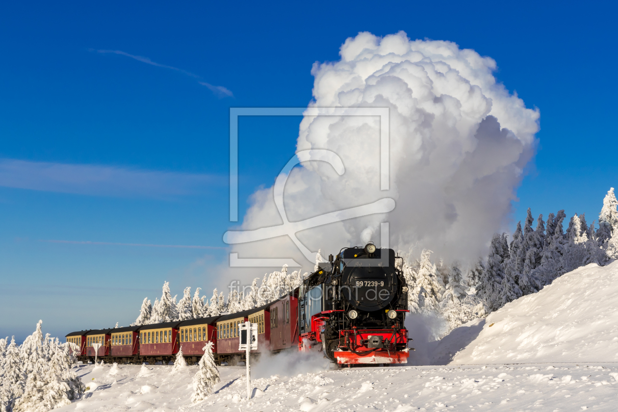 Bild-Nr.: 11877457 Winterdampf auf dem Brocken von 99 7239-9 erstellt von KundenNr-329836