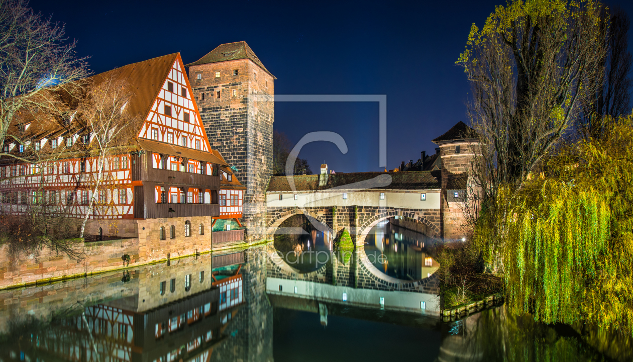 Bild-Nr.: 11911146 Nürnberg bei Nacht erstellt von Mapics