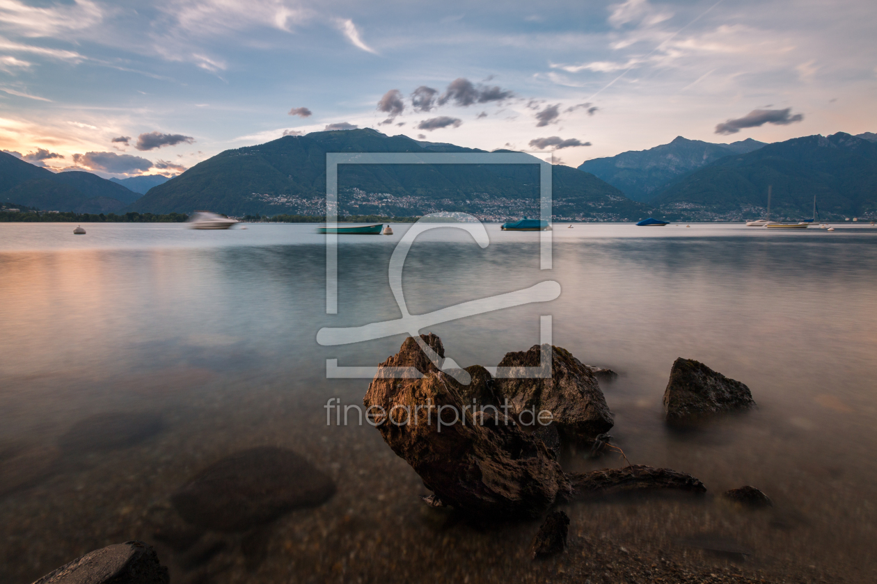 Bild-Nr.: 11917351 Abendstimmung am Lago Maggiore I erstellt von DM88