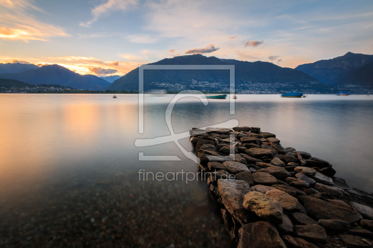 Bild-Nr.: 11917352 Abendstimmung am Lago Maggiore II erstellt von DM88