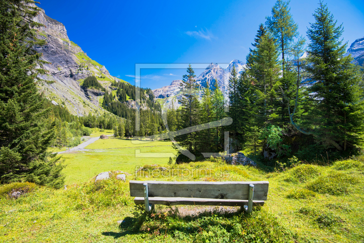 Bild-Nr.: 11927841 Ausblick in die Bergwelt bei Kandersteg erstellt von KundenNr-327281