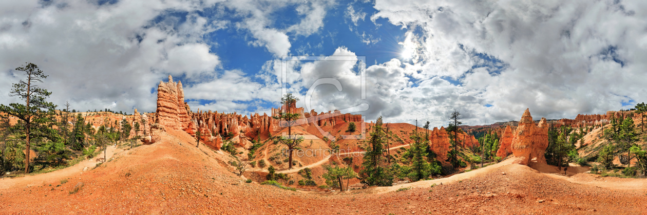 Bild-Nr.: 11952435 Bryce Canyon Queens Garden Panorama erstellt von Rucker