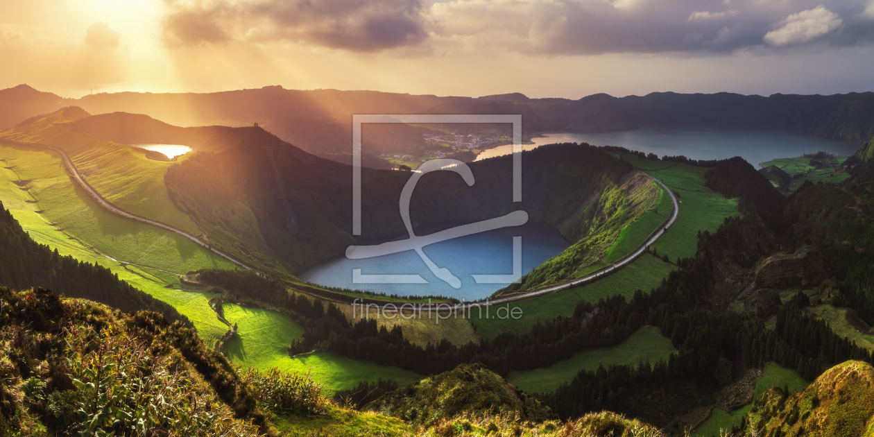 Bild-Nr.: 11987745 Azoren Sao Miguel Sete Cidades Panorama erstellt von Jean Claude Castor