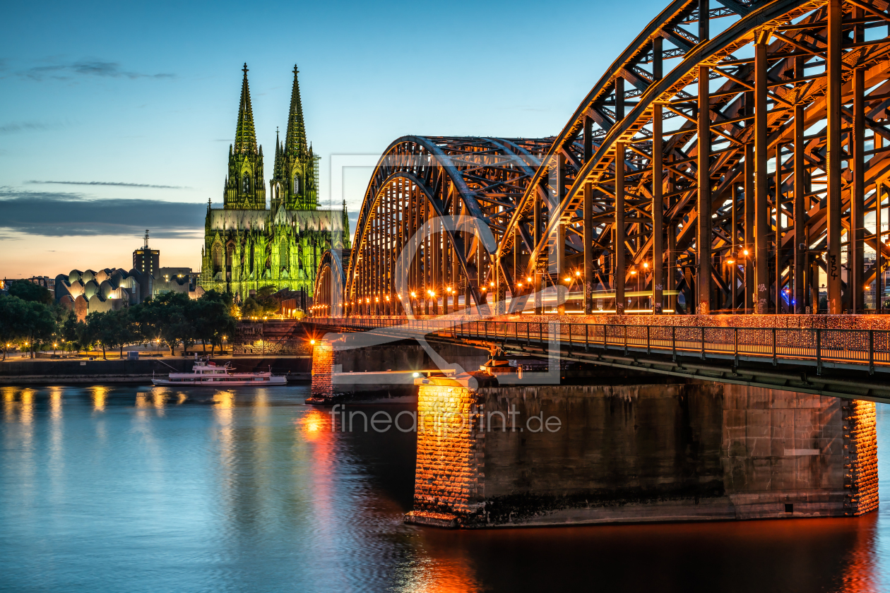 Bild-Nr.: 12001950 Kölner Dom und Hohenzollernbrücke erstellt von eyetronic
