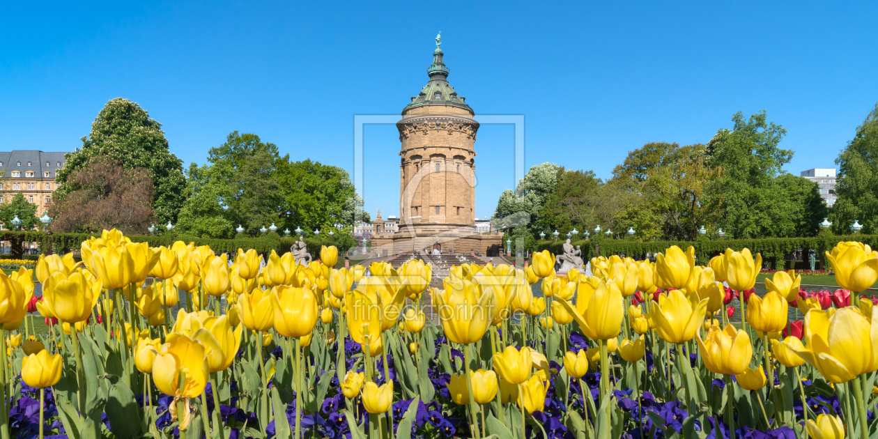 Bild-Nr.: 12013008 Wasserturm in Mannheim im Frühling erstellt von eyetronic
