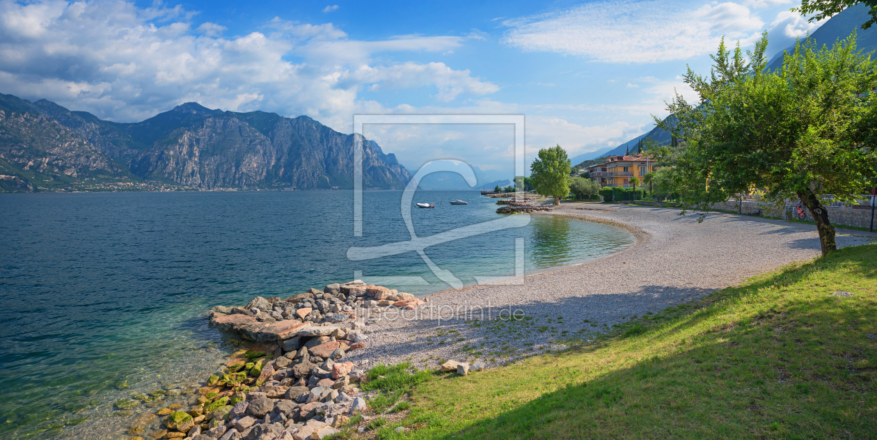 Bild-Nr.: 12046727 Badestrand Malcesine Gardasee erstellt von SusaZoom