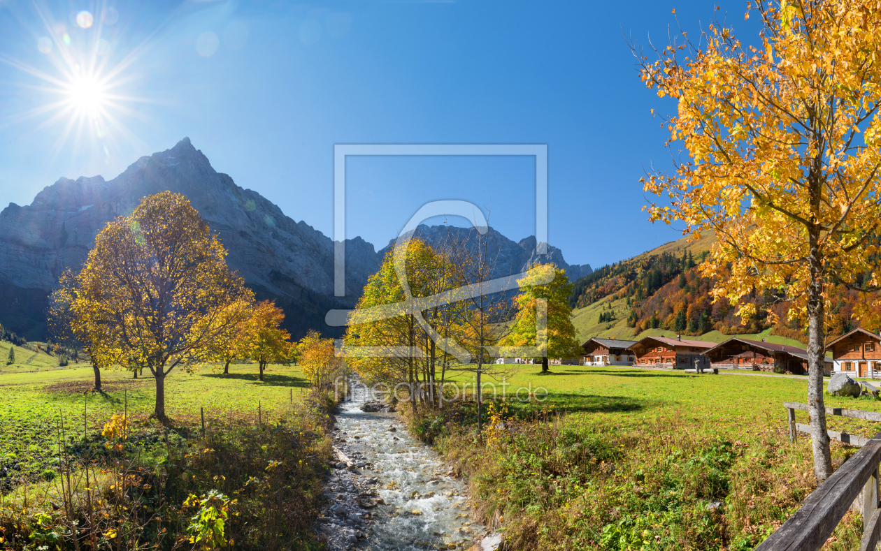 Bild-Nr.: 12082007 In der Eng Karwendelgebirge im Herbst erstellt von SusaZoom