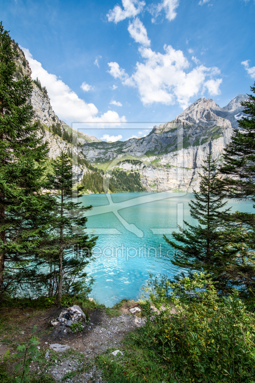 Bild-Nr.: 12097558 Oeschinensee im Sommer erstellt von eyetronic