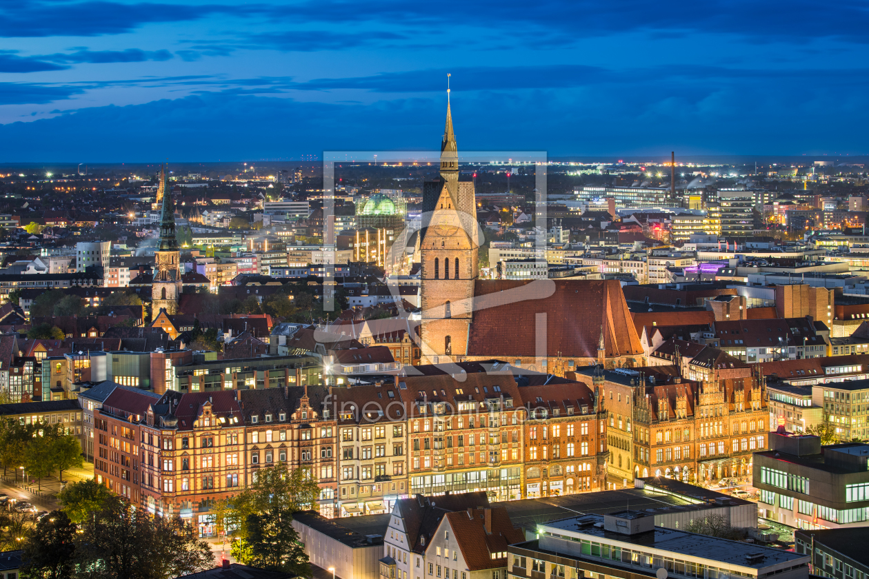 Bild-Nr.: 12118570 Night in Hannover erstellt von Mapics
