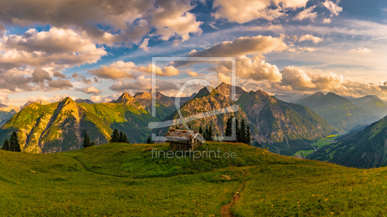 Bild-Nr.: 12172027 Goldene Stunde im Lechtal erstellt von mindscapephotos