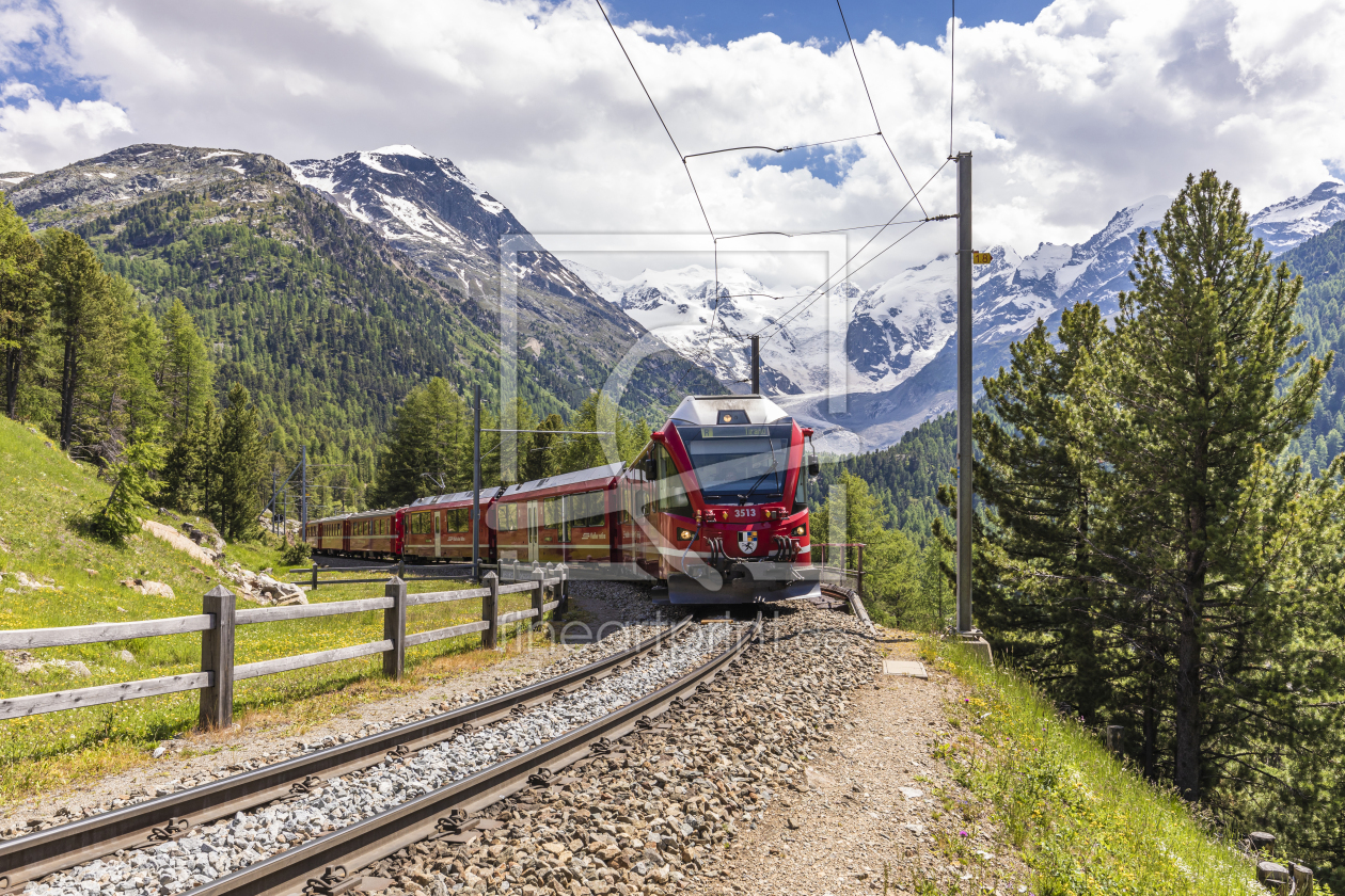 Bild-Nr.: 12277507 Bernina Express in der Schweiz erstellt von dieterich