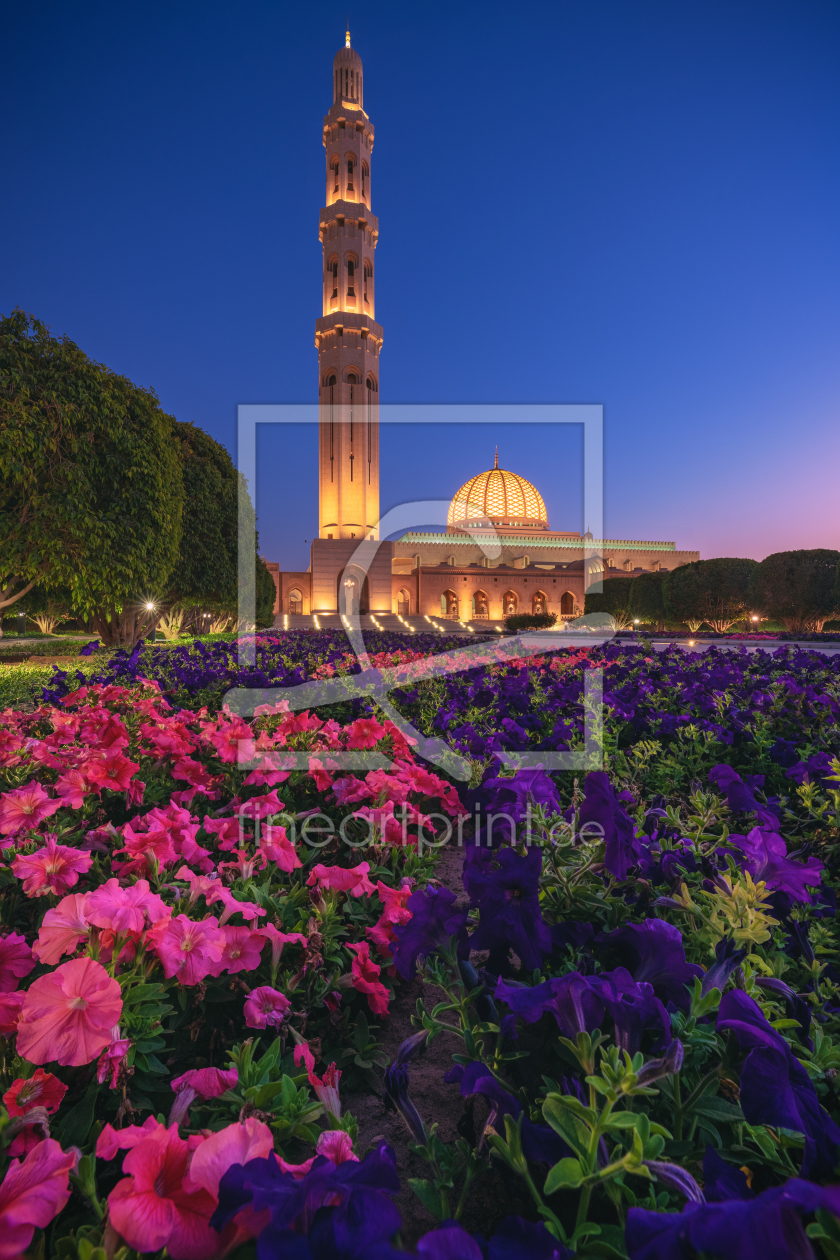 Bild-Nr.: 12366208 Sultan Qaboos Moschee in Muskat Oman erstellt von Jean Claude Castor
