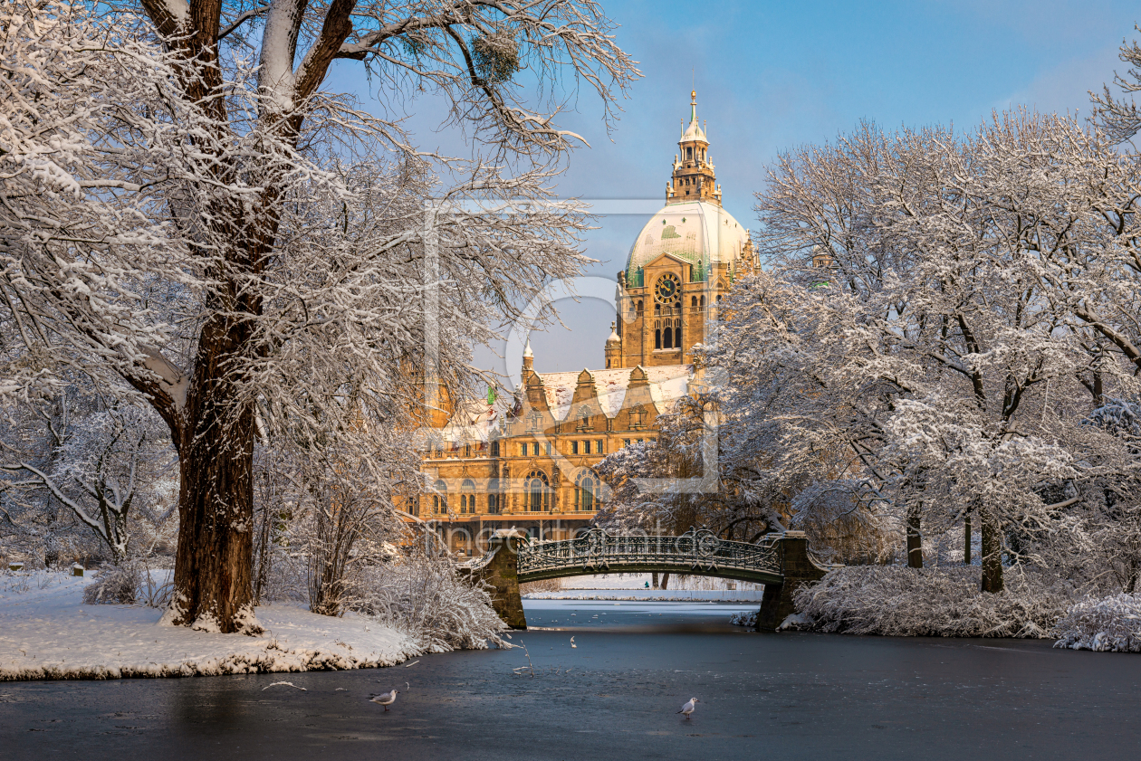 Bild-Nr.: 12371358 Winter in Hannover erstellt von Mapics