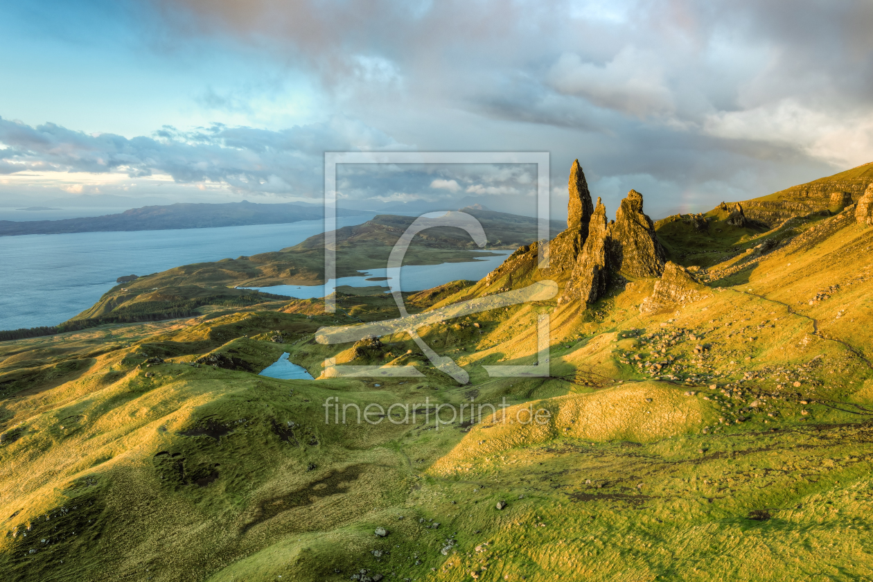 Bild-Nr.: 12374286 Old Man of Storr im Morgenlicht erstellt von Michael Valjak