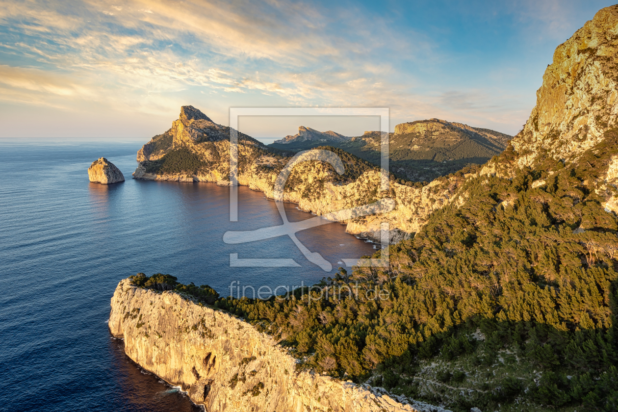 Bild-Nr.: 12385082 Cap Formentor auf Mallorca im Abendlicht erstellt von Michael Valjak