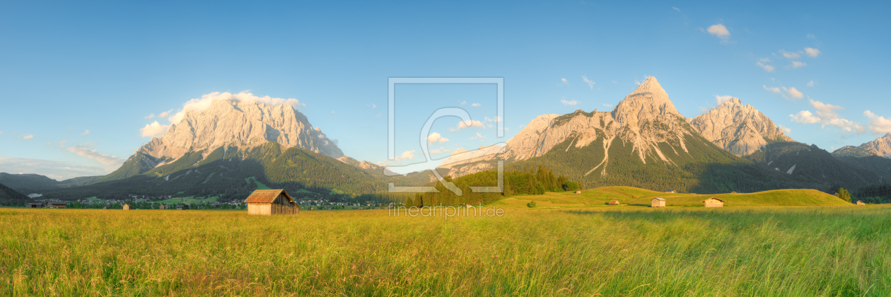 Bild-Nr.: 12390747 Abendsonne in Lermoos in Österreich erstellt von Michael Valjak