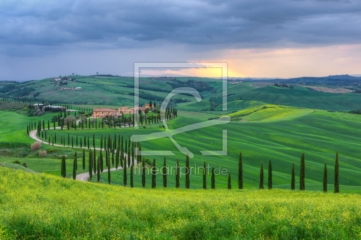 Bild-Nr.: 12415682 Landgut in der Crete Senesi Toskana erstellt von Michael Valjak