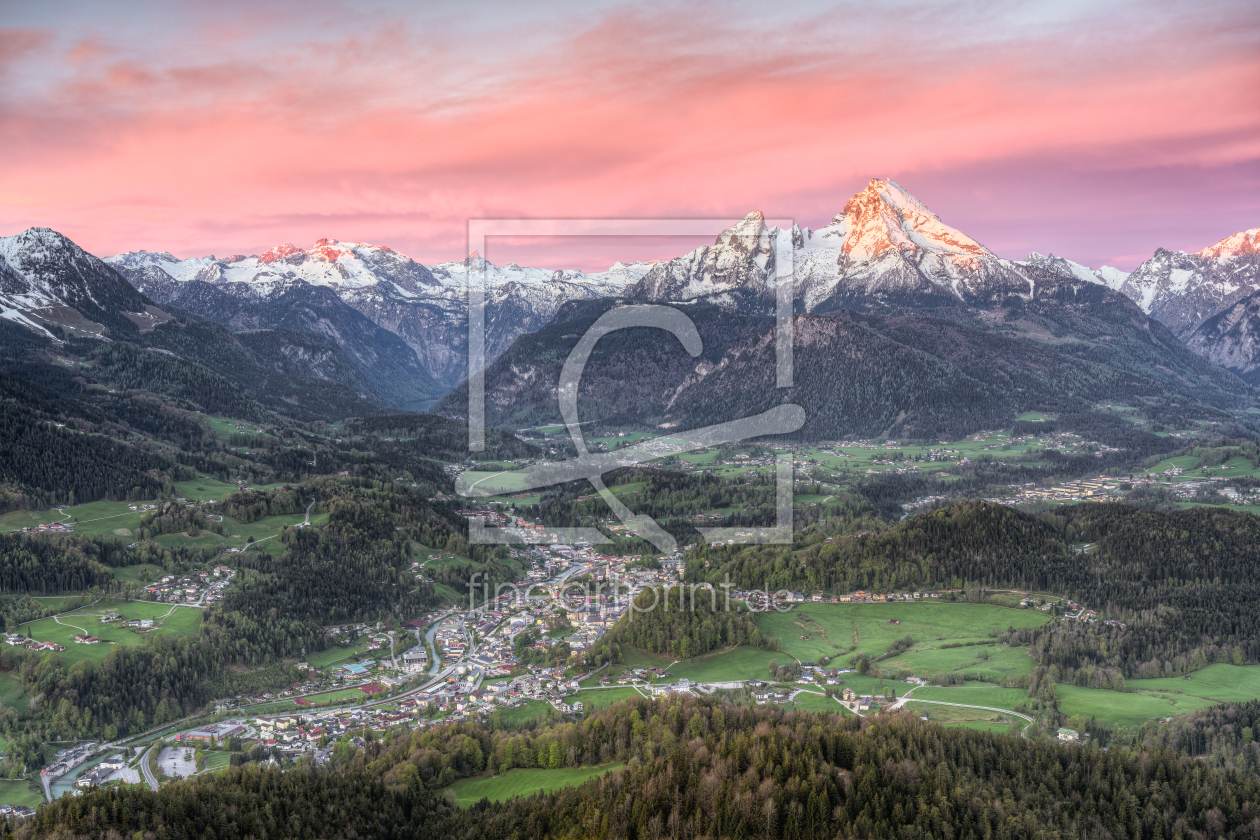 Bild-Nr.: 12428996 Berchtesgaden und Watzmann in Bayern erstellt von Michael Valjak