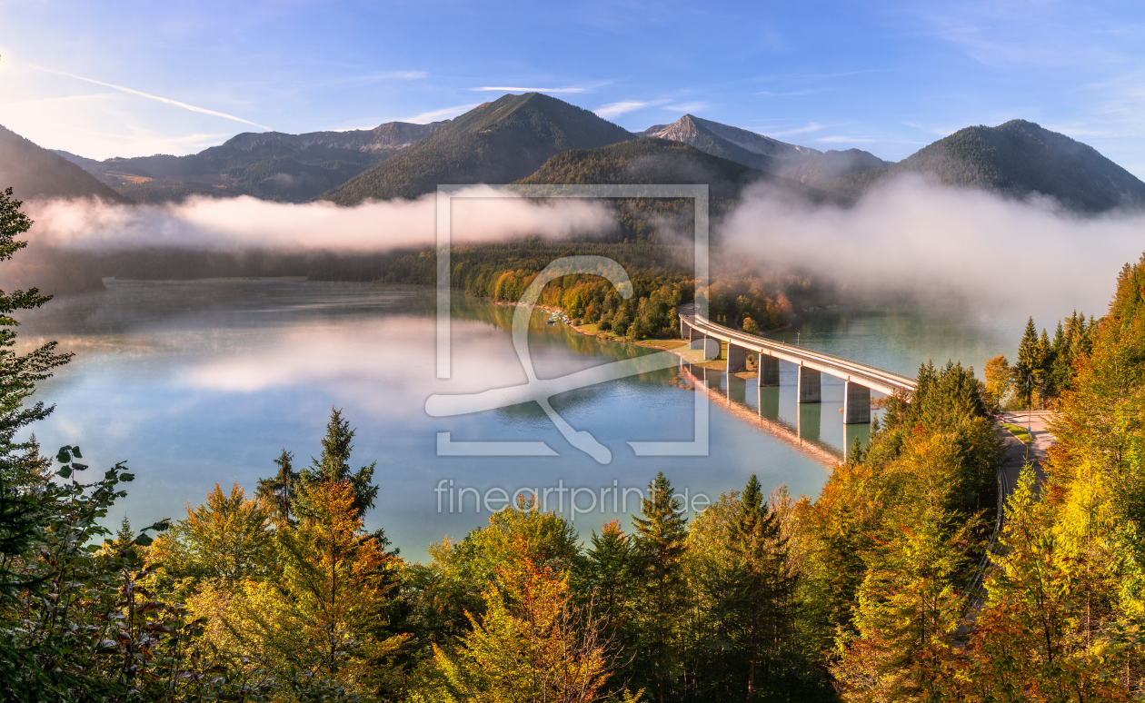 Bild-Nr.: 12526658 Herbst am Sylvensteinspeicher in Bayern erstellt von Achim Thomae