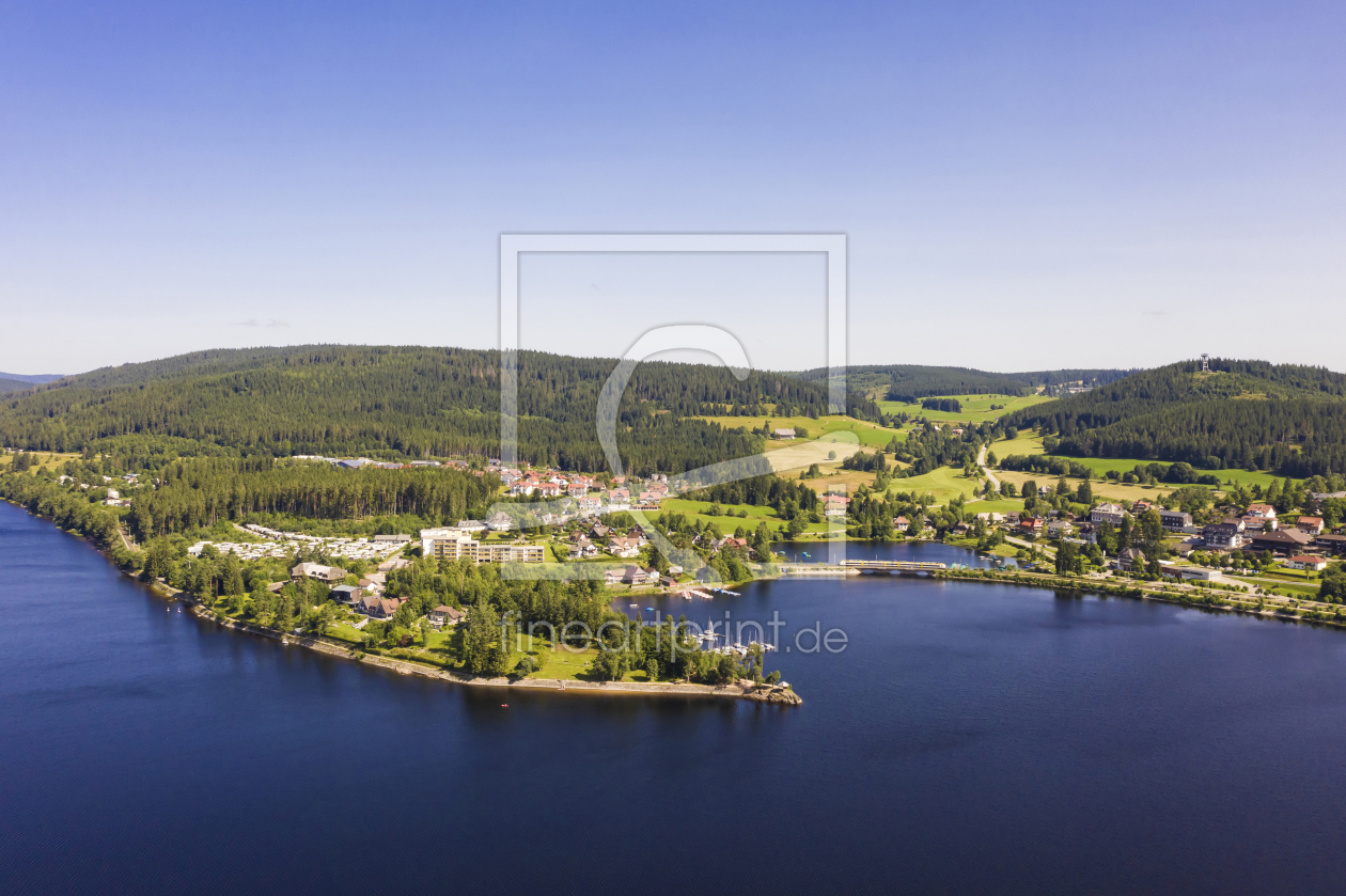 Bild-Nr.: 12538730 Schluchsee im Schwarzwald aus der Vogelperspektive erstellt von dieterich