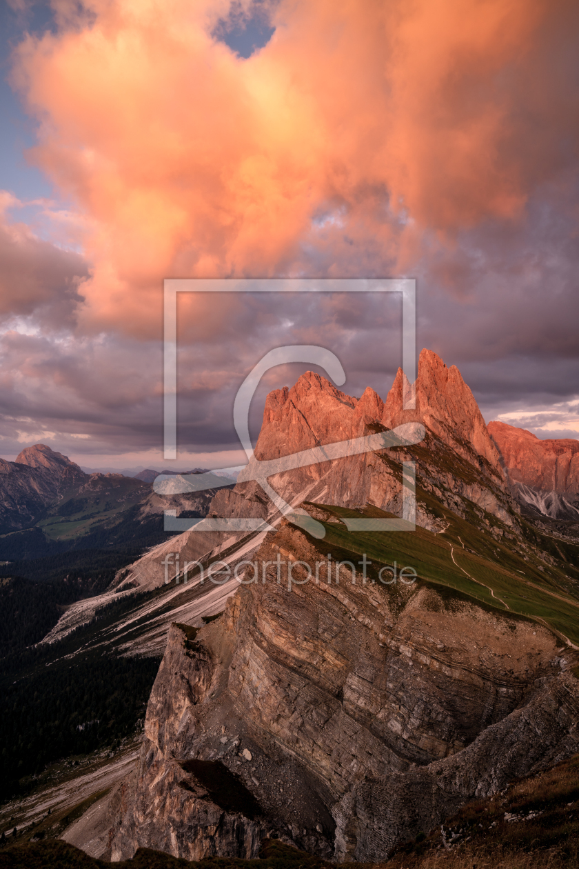 Bild-Nr.: 12547120 Alpenglühen in den Dolomiten erstellt von Achim Thomae