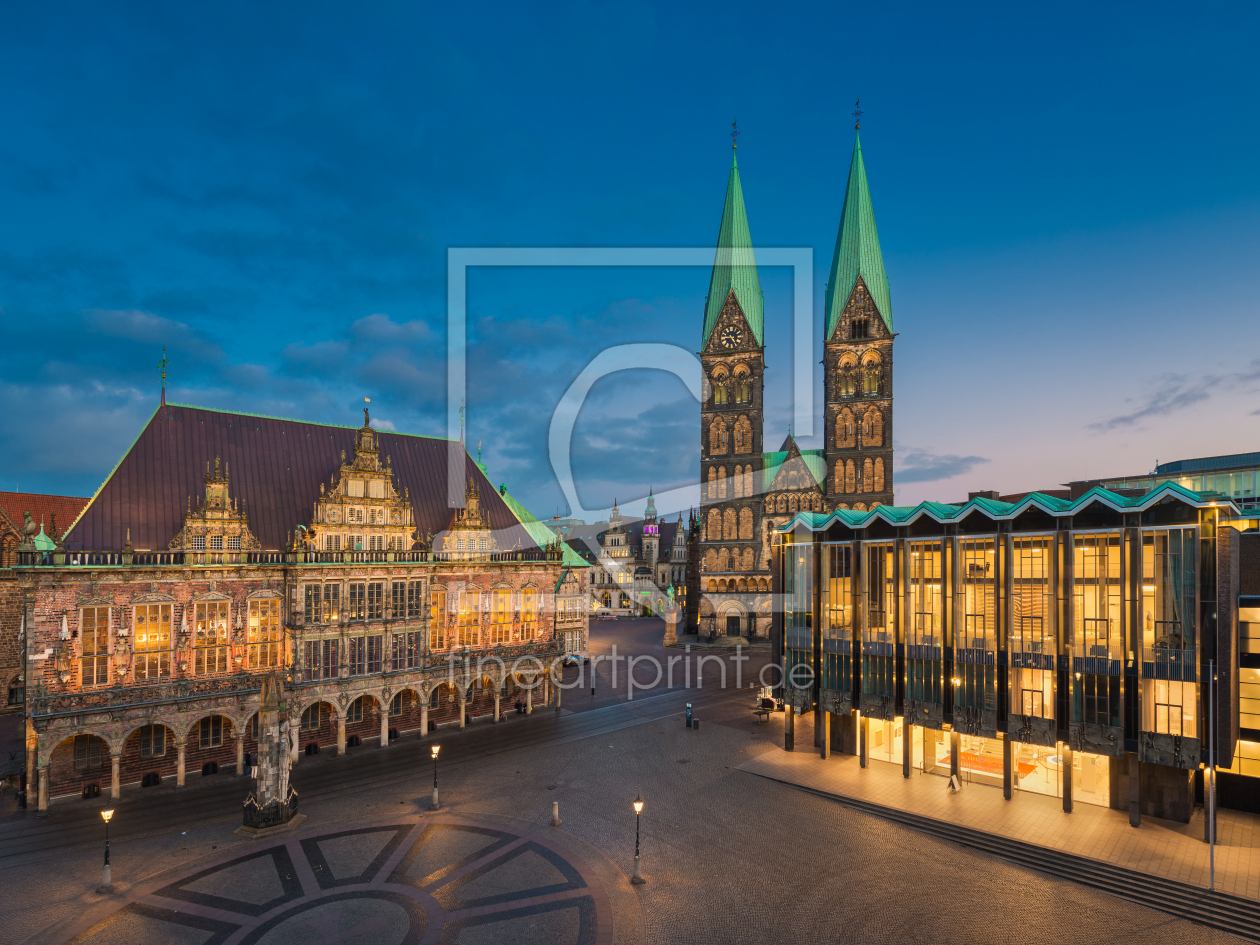 Bild-Nr.: 12567234 Marktplatz von Bremen erstellt von Mapics