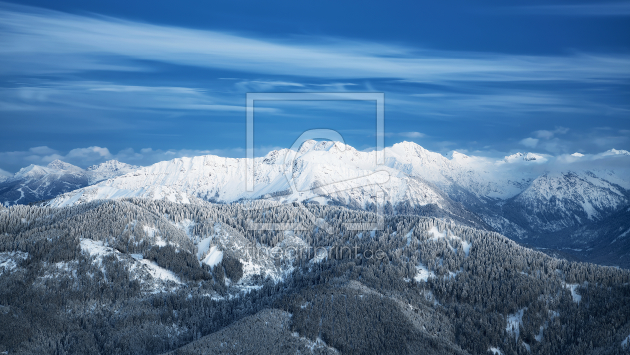 Bild-Nr.: 12581101 Winterliche Berge zur blauen Stunde erstellt von Andreas Föll